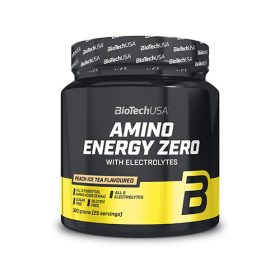   BioTechUSA AMINO ENERGY ZERO with ELECTROLYTES (360 GR) PEACH ICE TEA