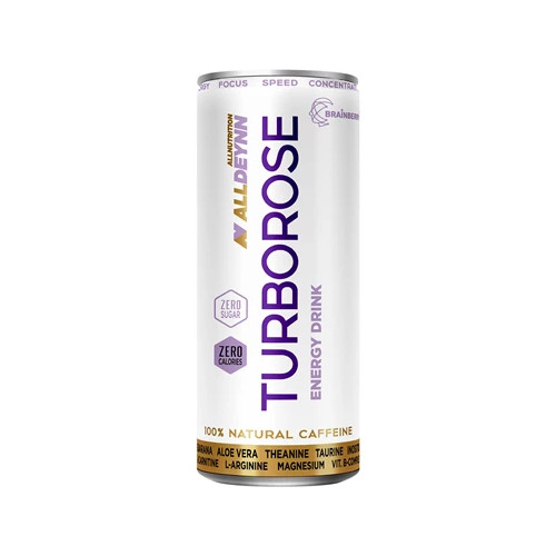 Allnutrition TURBOROSE ENERGY DRINK (330 ML) PINEAPPLE STRAWBERRY & GUAVA