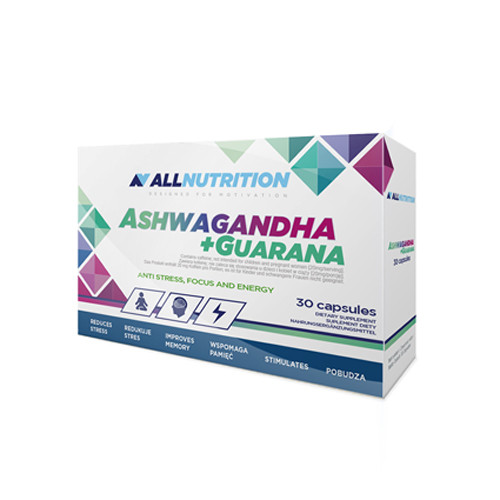 Allnutrition ASHWAGANDHA + GUARANA (30 KAPSZULA)