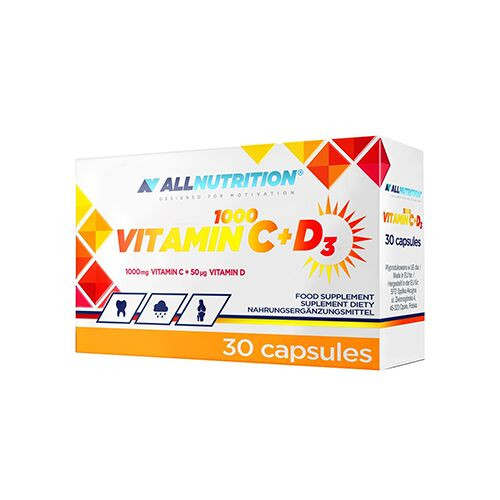 Allnutrition VITAMIN C 1000 + D3 (30 KAPSZULA)