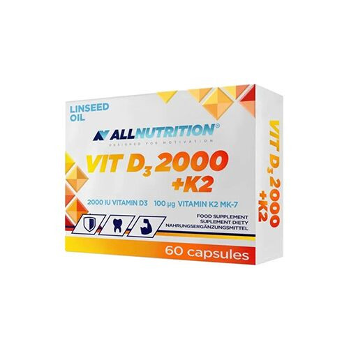 Allnutrition VIT D3 2000 + K2 (60 KAPSZULA)