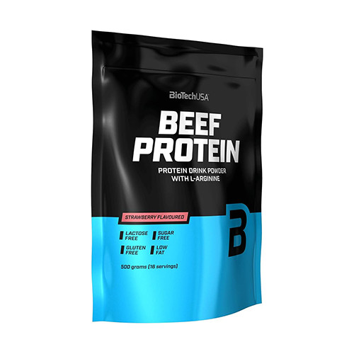 BioTechUSA BEEF PROTEIN (500 GR) STRAWBERRY