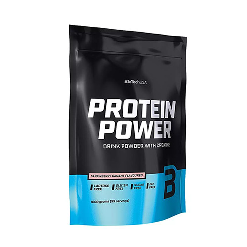 BioTechUSA PROTEIN POWER (1000 GR) STRAWBERRY BANANA