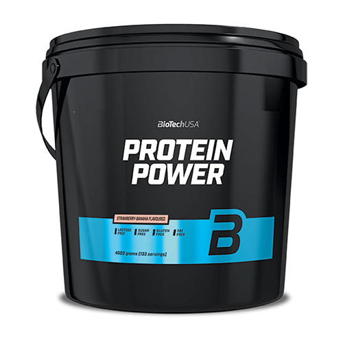 BioTechUSA PROTEIN POWER (4000 GR) STRAWBERRY BANANA