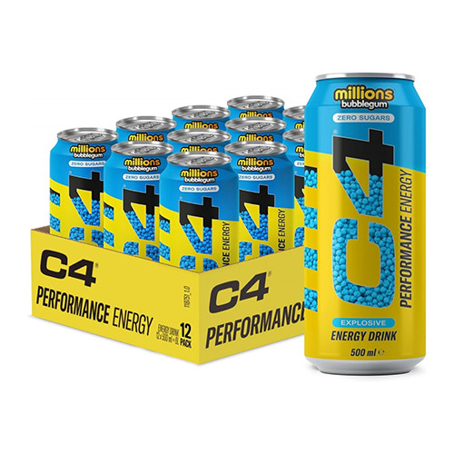 Cellucor | XTEND C4 PERFORMANCE ENERGY (500 ML) MILLIONS BUBBLEGUM