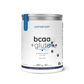 Nutriversum BCAA + GLUTA SUGAR FREE (360 GR) BLACKCURRANT