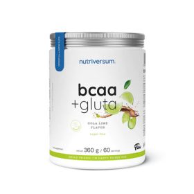 Nutriversum BCAA + GLUTA SUGAR FREE (360 GR) COLA LIME