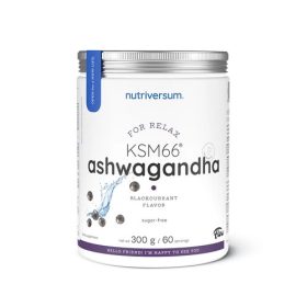 Nutriversum KSM-66 ASHWAGANDHA (300 GR) BLACKCURRANT