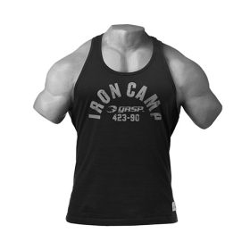 GASP THROWBACK TANK (WASH BLACK) S
