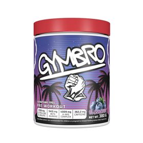GymBro PRE WORKOUT (380 GR) BLUBERRY