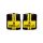 Hiro.Lab WRIST WRAPS (BLACK/YELLOW)