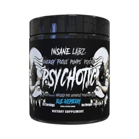 Insane Labz PSYCHOTIC BLACK (224 GR) BLUE RASPBERRY