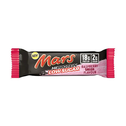 Mars MARS HIGH PROTEIN LOW SUGAR BAR (55 GR) RASPBERRY SMASH