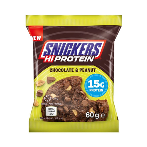 Mars SNICKERS HIGH PROTEIN COOKIE (60 GR) CHOCOLATE & PEANUT