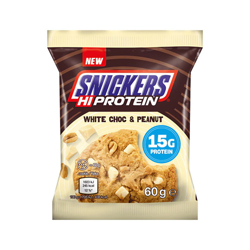 Mars SNICKERS HIGH PROTEIN COOKIE (60 GR) WHITE CHOCOLATE & PEANUT