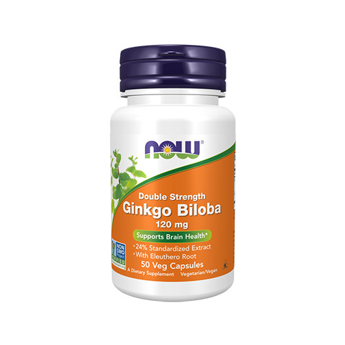 Now Foods DOUBLE STRENGTH GINKGO BILOBA 120MG (50 KAPSZULA)