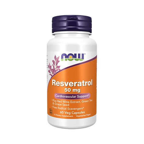 Now Foods NATURAL RESVERATROL 50MG (60 KAPSZULA)