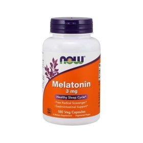 Now Foods MELATONIN 3MG (180 KAPSZULA)