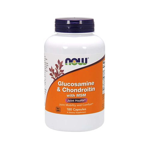 Now Foods GLUCOSAMINE & CHONDROITIN WITH MSM (180 KAPSZULA)