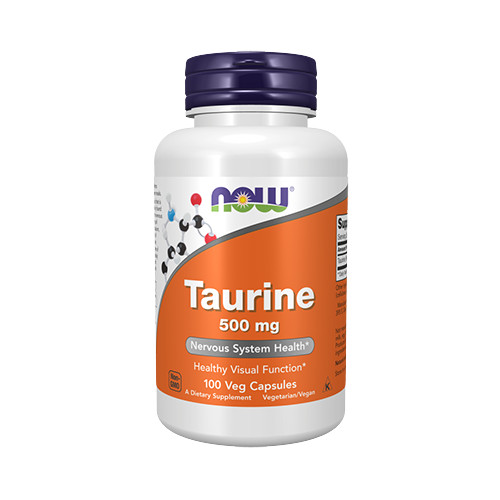 Now Foods TAURINE 500MG (100 KAPSZULA)