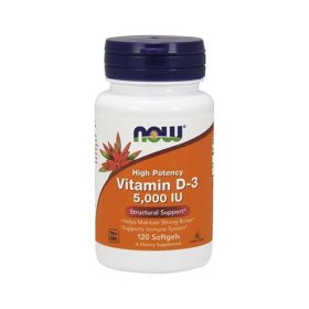 Now Foods VITAMIN D-3 5000 IU (120 KAPSZULA)