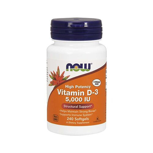 Now Foods VITAMIN D-3 5000 IU (240 KAPSZULA)