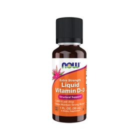 Now Foods EXTRA STRENGTH VITAMIN D-3 LIQUID (30 ML)