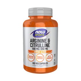   Now Foods ARGININE & CITRULLINE 500mg/250mg (120KAPSZULA)