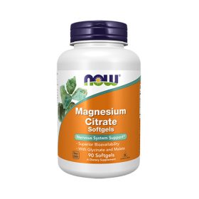 Now Foods MAGNESIUM CITRATE (90 LÁGYKAPSZULA)