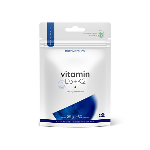 Nutriversum VITAMIN D3+K2 (60 KAPSZULA)