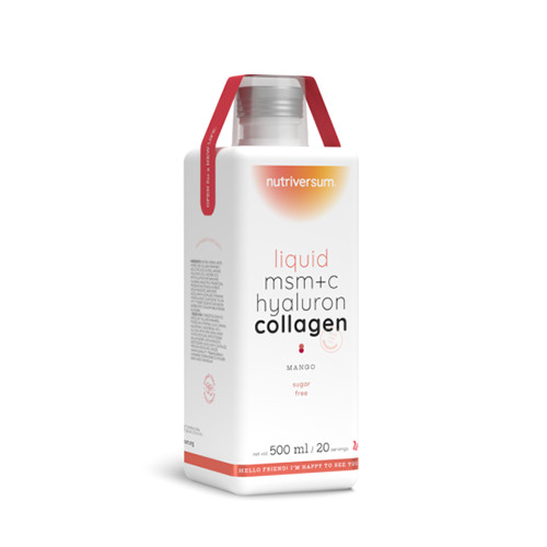 Nutriversum LIQUID MSM+C HYALURON COLLAGEN (500 ML) MANGO