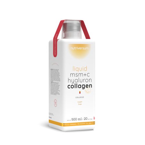 Nutriversum LIQUID MSM+C HYALURON COLLAGEN (500 ML) ORANGE