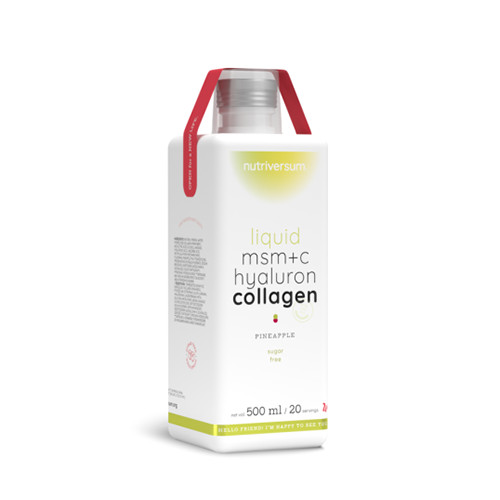 Nutriversum LIQUID MSM+C HYALURON COLLAGEN (500 ML) PINEAPPLE