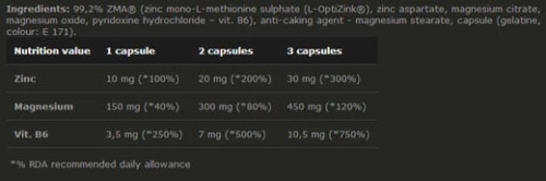 Olimp Sport Nutrition ZMA (120 KAPSZULA)