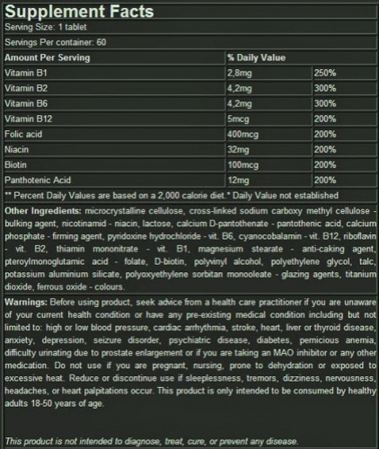Olimp Sport Nutrition GOLD-VIT B FORTE (60 TABLETTA)