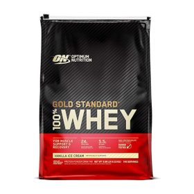   Optimum Nutrition GOLD STANDARD 100% WHEY PROTEIN (4540 GR) VANILLA ICE CREAM