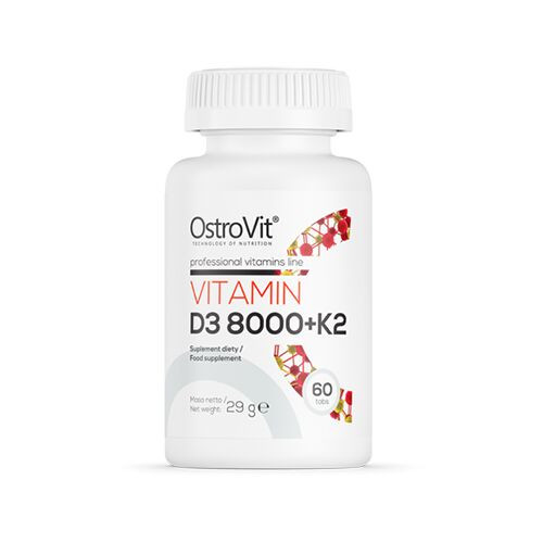 OstroVit VITAMIN D3 8000IU + K2 (60 TABLETTA)