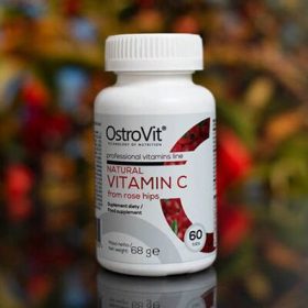 OstroVit NATURAL VITAMIN C FROM ROSE HIPS (60 TABLETTA)