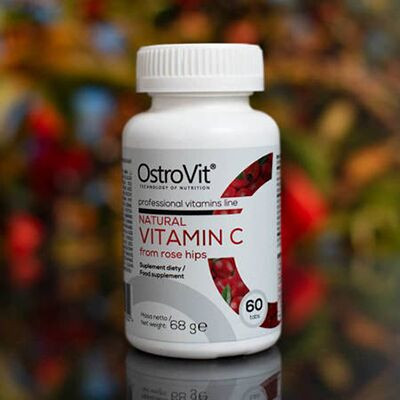 OstroVit NATURAL VITAMIN C FROM ROSE HIPS (60 TABLETTA)