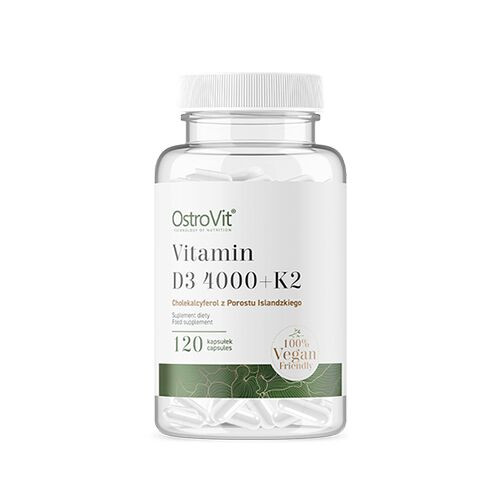 OstroVit VITAMIN D3 4000 + K2 VEGE (120 KAPSZULA)