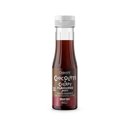 OstroVit CHOCOLATE & CHERRY FLAVOURED SAUCE (350 GRAMM) 