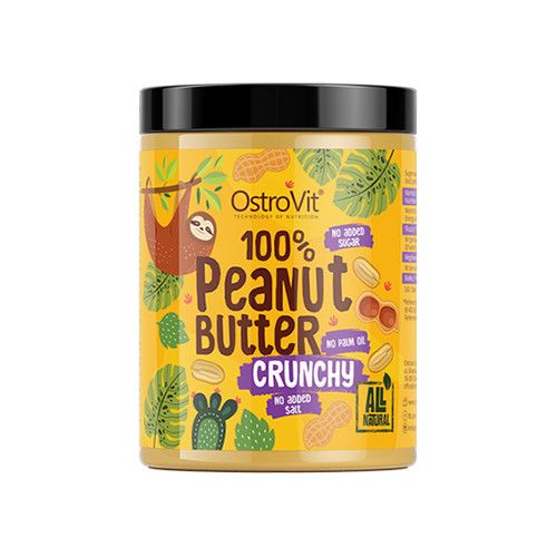 OstroVit 100% PEANUT BUTTER (1000 GR) CRUNCHY