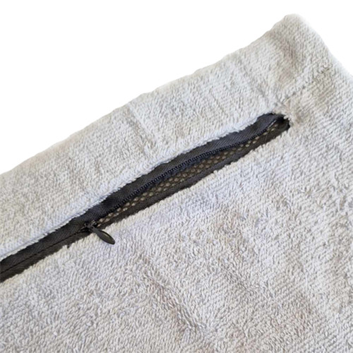 OstroVit GYM TOWEL with POCKET (90x40 cm) GREY