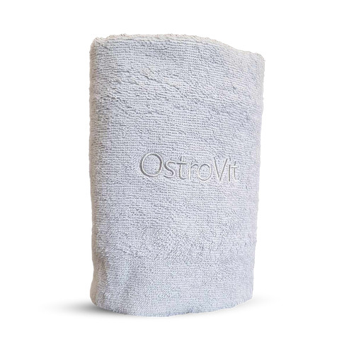 OstroVit GYM TOWEL with POCKET (90x40 cm) GREY