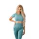 OstroVit SEAMLESS SHORT-SLEEVE CROP TOP (GREEN) XS