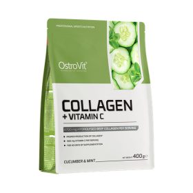 OstroVit COLLAGEN + VITAMIN C (400 GR) CUCUMBER MINT