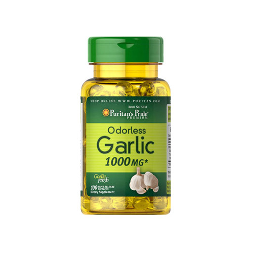 Puritan's Pride ODORLESS GARLIC 1000MG (100 KAPSZULA)