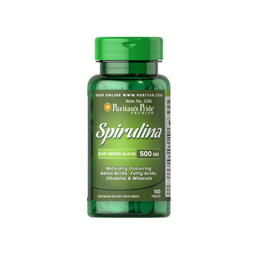 Puritan's Pride SPIRULINA 500MG (100 TABLETTA)