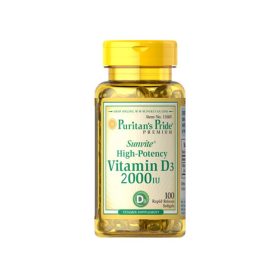 Puritan's Pride VITAMIN D-3 2000 IU (100 KAPSZULA)