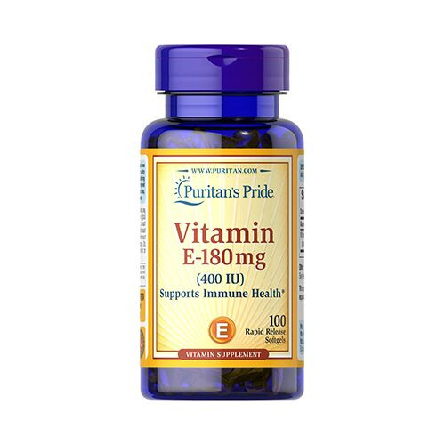 Puritan's Pride VITAMIN E-180MG (400 IU) (100 LÁGYKAPSZULA)